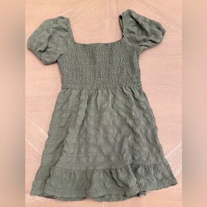 Lily Rose Sage Green Casual Dress
